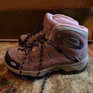 Pink Hi-Tec Waterproof Hiking Boots